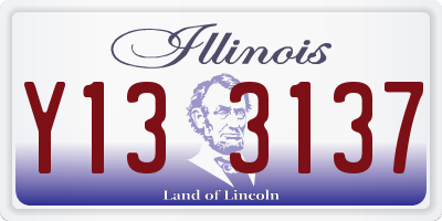 IL license plate Y133137