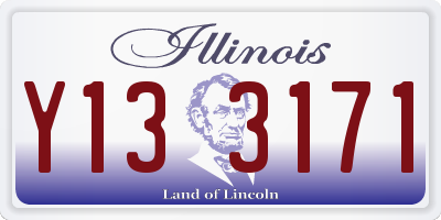 IL license plate Y133171