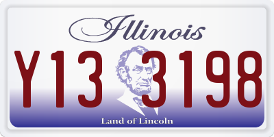 IL license plate Y133198