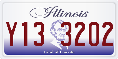 IL license plate Y133202