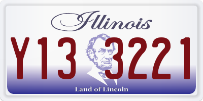 IL license plate Y133221