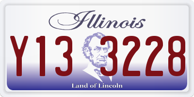 IL license plate Y133228