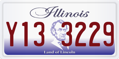 IL license plate Y133229