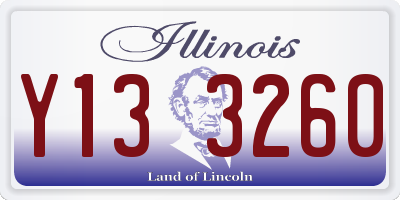 IL license plate Y133260