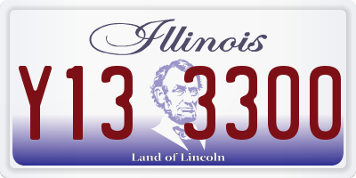 IL license plate Y133300