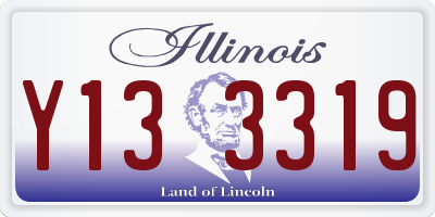 IL license plate Y133319
