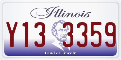 IL license plate Y133359