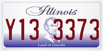 IL license plate Y133373