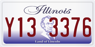 IL license plate Y133376