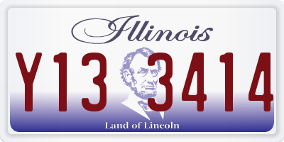 IL license plate Y133414