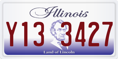 IL license plate Y133427