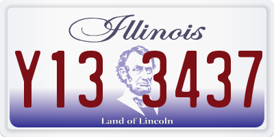 IL license plate Y133437
