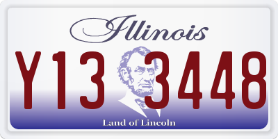 IL license plate Y133448