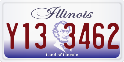 IL license plate Y133462