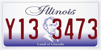 IL license plate Y133473