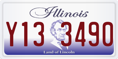 IL license plate Y133490