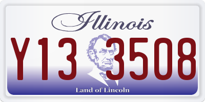 IL license plate Y133508