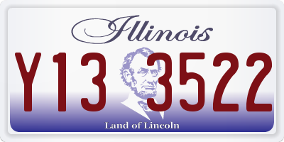 IL license plate Y133522