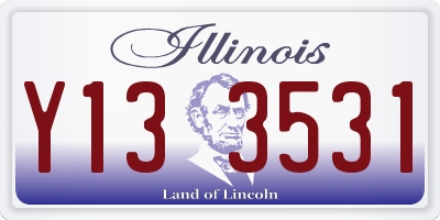 IL license plate Y133531
