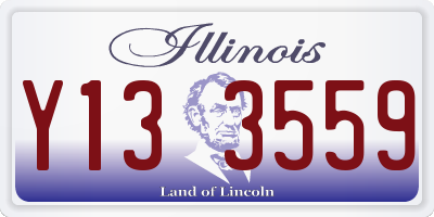 IL license plate Y133559