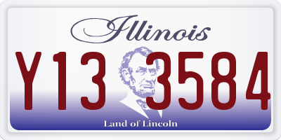 IL license plate Y133584