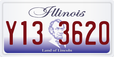 IL license plate Y133620