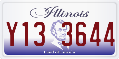 IL license plate Y133644