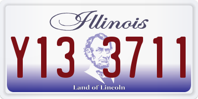 IL license plate Y133711