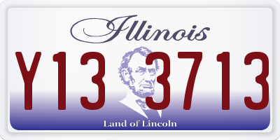IL license plate Y133713