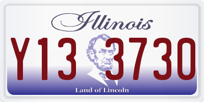 IL license plate Y133730