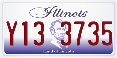 IL license plate Y133735