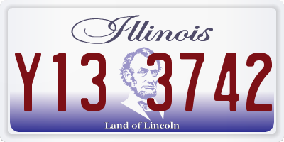 IL license plate Y133742