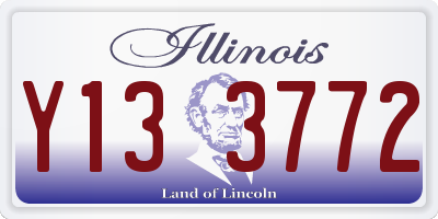 IL license plate Y133772