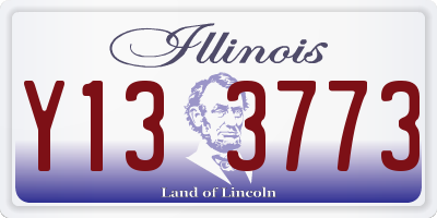 IL license plate Y133773