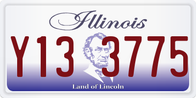IL license plate Y133775