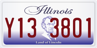 IL license plate Y133801
