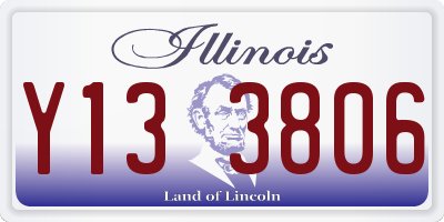 IL license plate Y133806