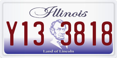 IL license plate Y133818