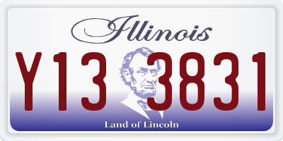 IL license plate Y133831