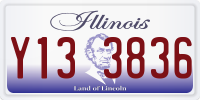 IL license plate Y133836