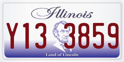 IL license plate Y133859