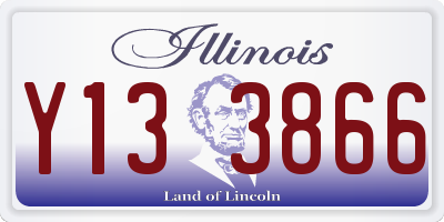 IL license plate Y133866