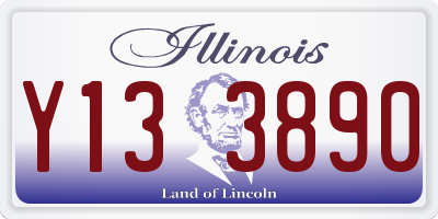 IL license plate Y133890
