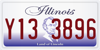 IL license plate Y133896