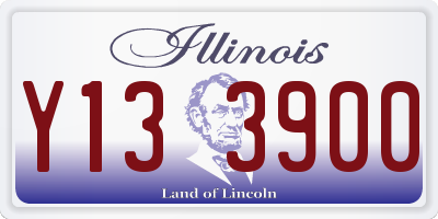IL license plate Y133900