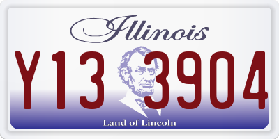 IL license plate Y133904
