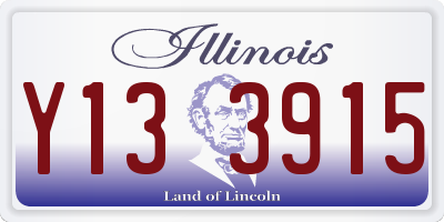 IL license plate Y133915