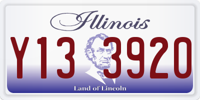 IL license plate Y133920