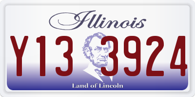 IL license plate Y133924