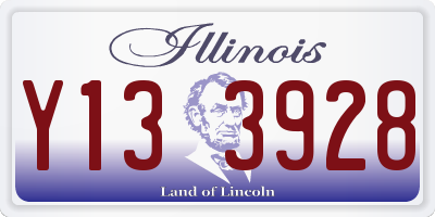IL license plate Y133928
